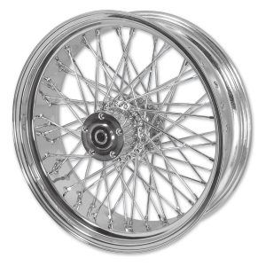 V-FACTOR Chrome 16x3.00 40 Spoke Rear Wheel - 51646