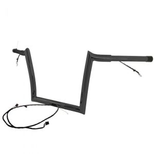 PAUL YAFFE Black Pre-Wired 12 in. Monkey Bar Handlebar - OEMPW-15L-12 B